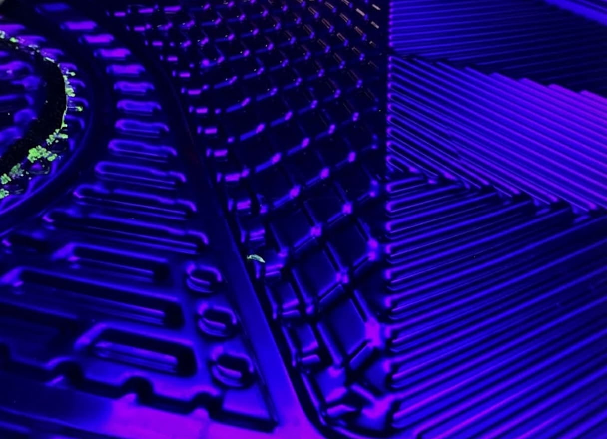 Dye Penetrant Inspection on Heat Exchanger Plates