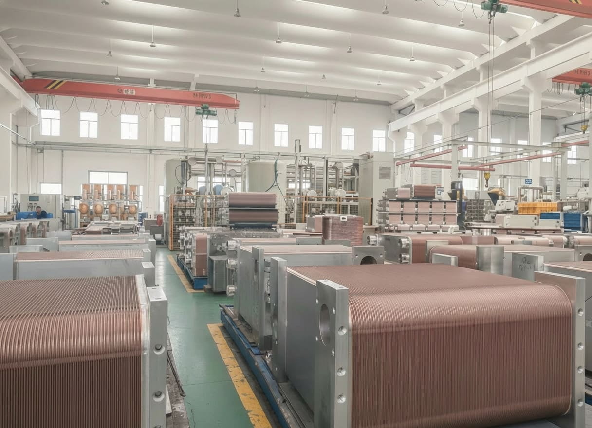 Hydrogen refueling station heat exchanger