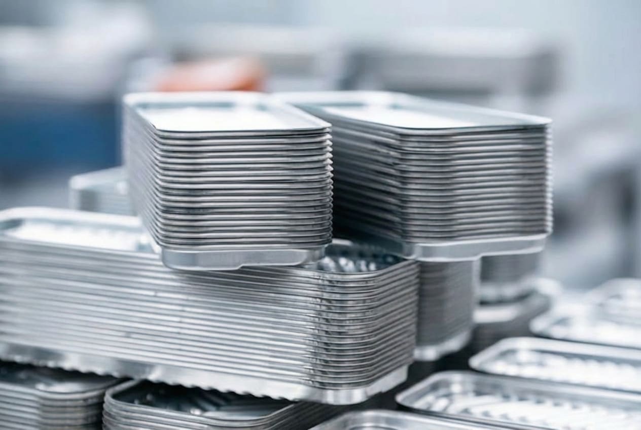 Close up of stainless steel molecular bonding structure