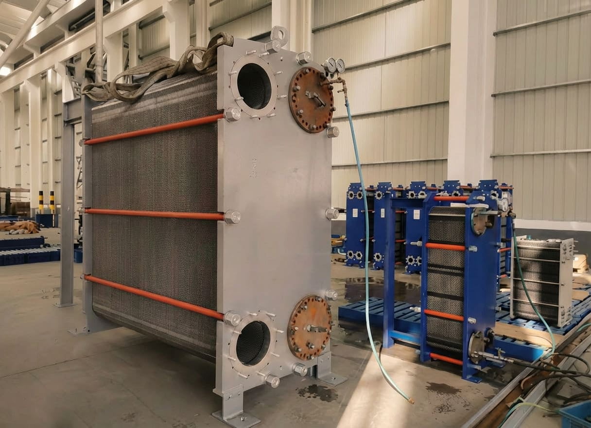 Detachable sealing test equipment for heat exchanger validation and quality assurance