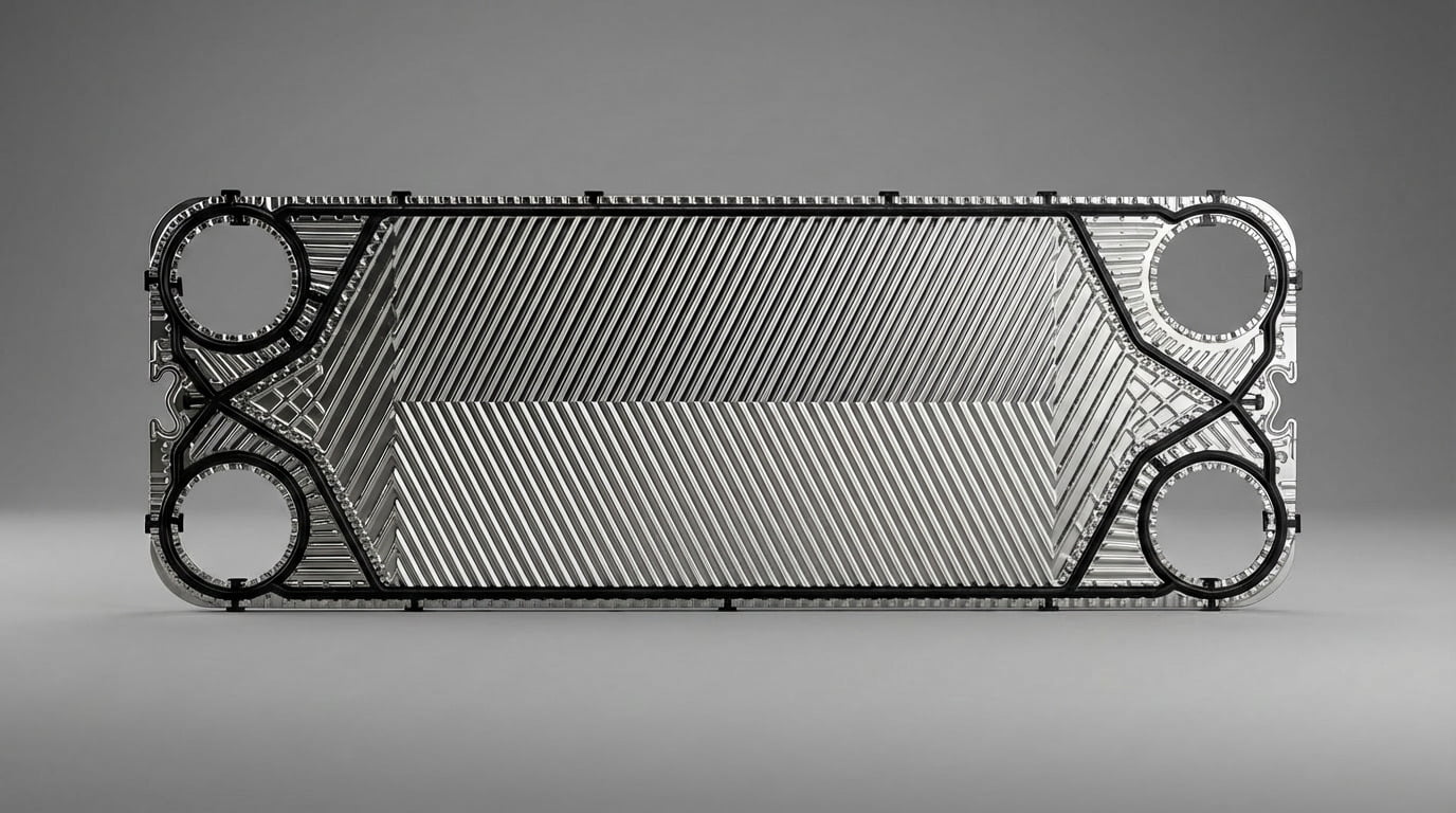 Alt Text: Technical comparison table of Alfa Laval M15-MFG plate dimensions and gasket materials