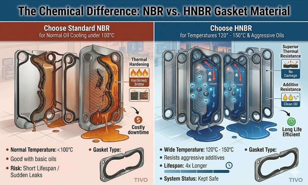 Chemical difference between HNBR and NBR rubber