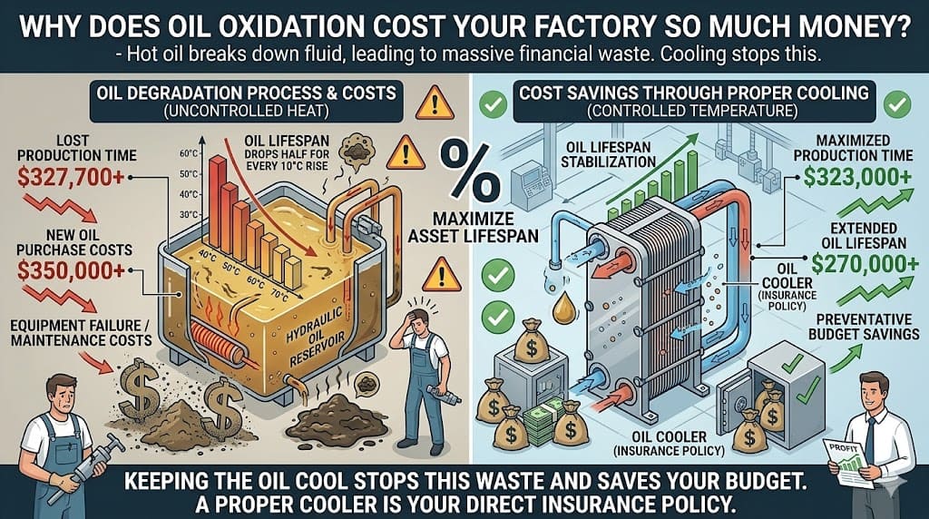 oil oxidation financial cost