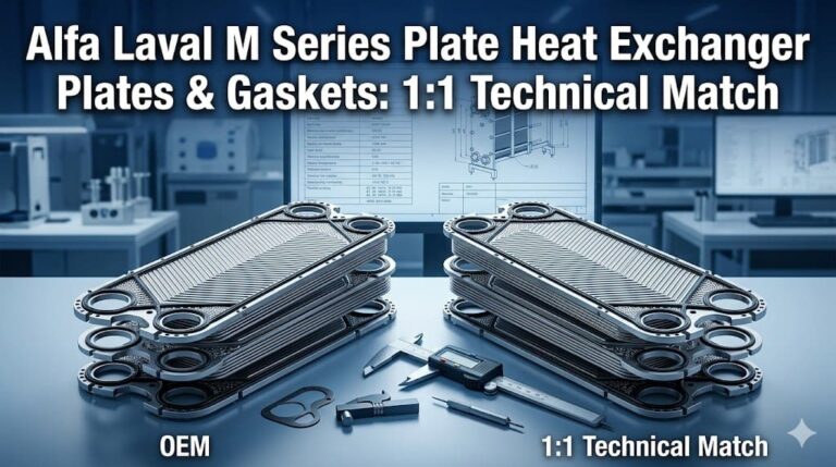 Alfa Laval M Series Plate Heat Exchanger Plates & Gaskets: 1:1 Technical Match