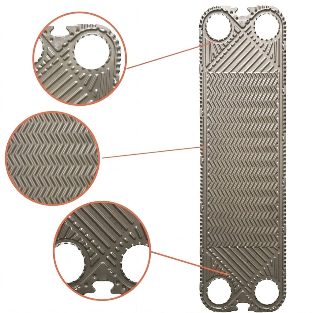 APV TR series replacement plates for brewery thermal recovery
