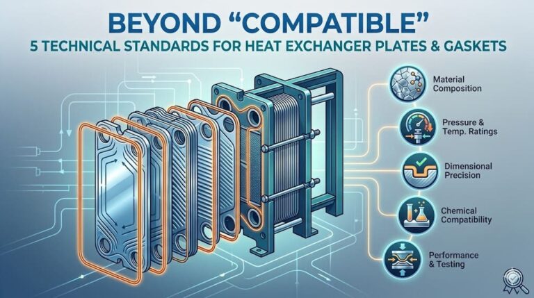 Beyond "Compatible": 5 Technical Standards for Plate Heat Exchanger Plates & Gaskets