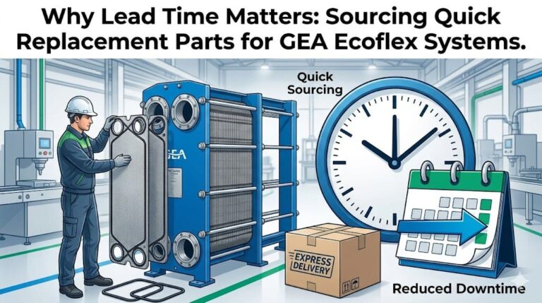 Why Lead Time Matters: Sourcing Quick Replacement Parts for GEA Ecoflex Systems.