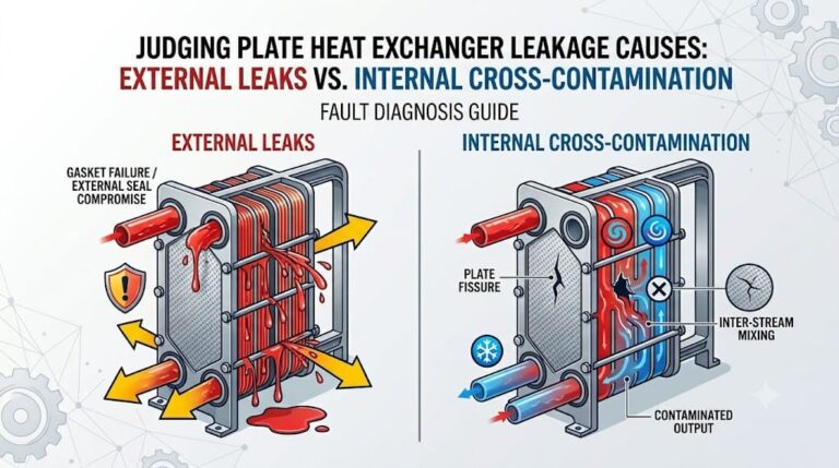 Judging Plate Heat Exchanger Leakage Causes: External Leaks vs. Internal Cross-Contamination